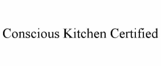 conscious kitchen certified