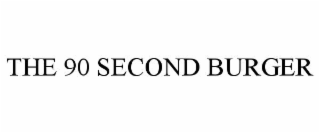the 90 second burger