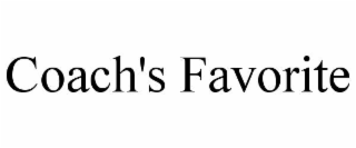 coach's favorite