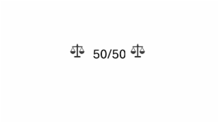 50/50