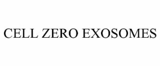 cell zero exosomes