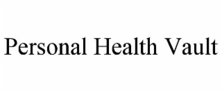 personal health vault
