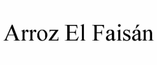 arroz el faisÁn