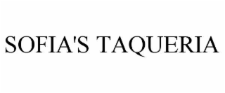 sofia's taqueria