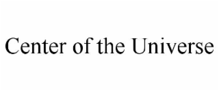 center of the universe