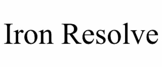 iron resolve