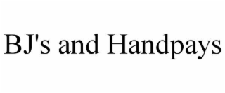 bj's and handpays