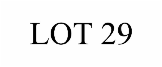 lot 29
