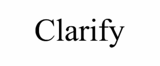 clarify