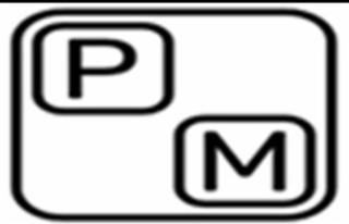 p m