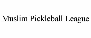 muslim pickleball league