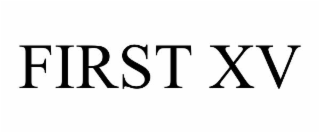 first xv