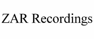 zar recordings