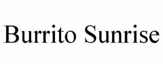 burrito sunrise