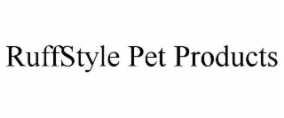 ruffstyle pet products