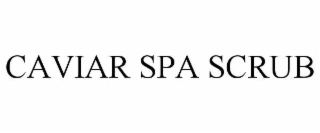 caviar spa scrub