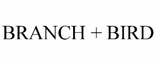 branch + bird