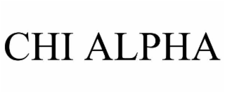 chi alpha