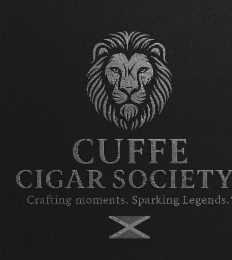 cuffe cigar society crafting moments. sparking legends.
