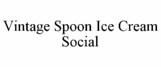 vintage spoon ice cream social