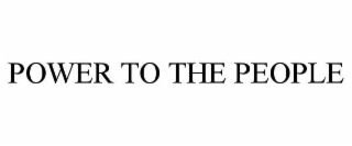 power to the people