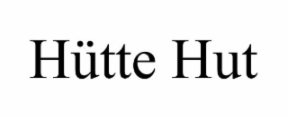hÜtte hut