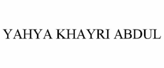 yahya khayri abdul