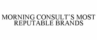morning consult’s most reputable brands