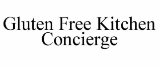 gluten free kitchen concierge