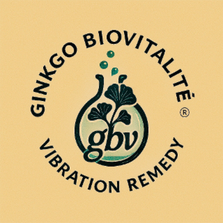 gingkobiovitalite  - vibration remedy  , gbv , ginkgo billoa leaf and three bubble .