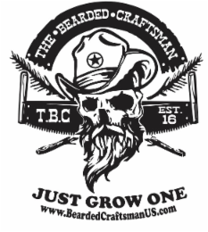 the bearded craftsman, tbc, est. 16, just grow one, www.beardedcraftsmanus.com