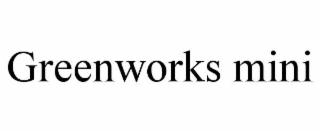 greenworks mini