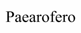 paearofero