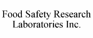 food safety research laboratories inc.