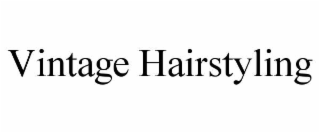 vintage hairstyling