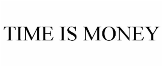 time is money