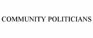 community politicians