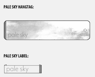 pale sky hangtag: pale sky pale sky label: pale sky