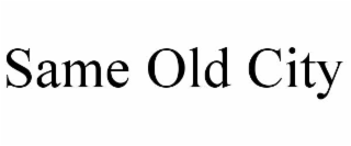 same old city