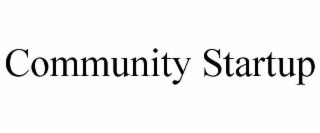community startup