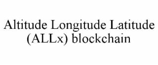 altitude longitude latitude (allx) blockchain