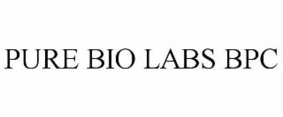 pure bio labs bpc