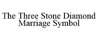 the three stone diamond marriage symbol