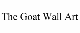 the goat wall art