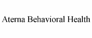 aterna behavioral health