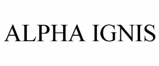 alpha ignis
