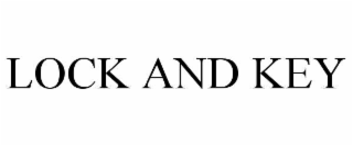 lock and key