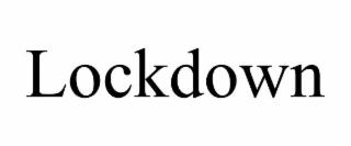 lockdown