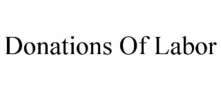 donations of labor