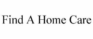 find a home care